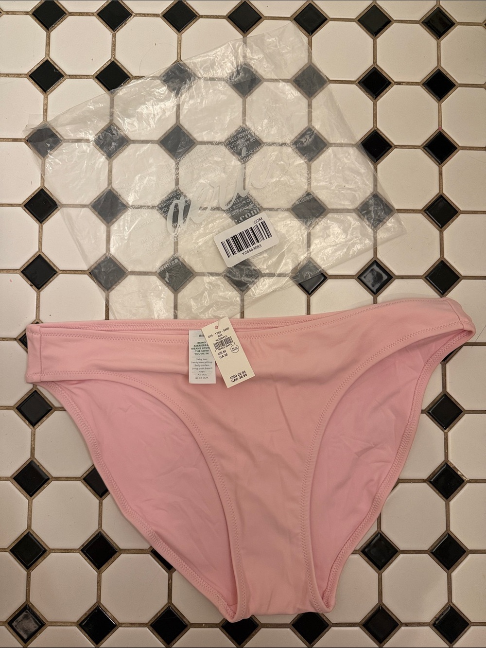 aerie Pink Classic Bikini Bottoms